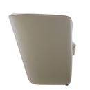 Poltroncina a Pozzetto 70x67x76 cm in Tessuto e Similpelle Tortora