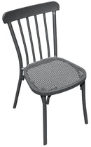 Sedia da Giardino in Alluminio Vorghini Trattoria Grigia