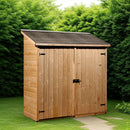Casetta Box da Giardino 1,63x0,74 m con Pavimento in Legno Picea Massello 16mm Eden