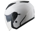 Casco Jet per Scooter Visiera Lunga CGM Daytona 130A Bianco