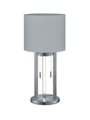 Lampada tavolo da Interno a led in Metallo Nickel Opaco