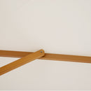 Ombrellone da Giardino 2.5x2.5 m Palo Ø38 mm in Legno Crema 