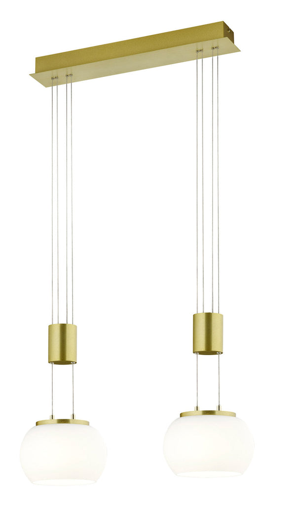 Lampada a Sospensione da Interno a LED in Alluminio Ottone Opaco prezzo