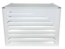 Copri Condizionatore 100x85x60 cm in Alluminio Curve M Bianco