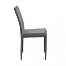 Sedia Blossom 41x50x91 h cm in Similpelle Marrone