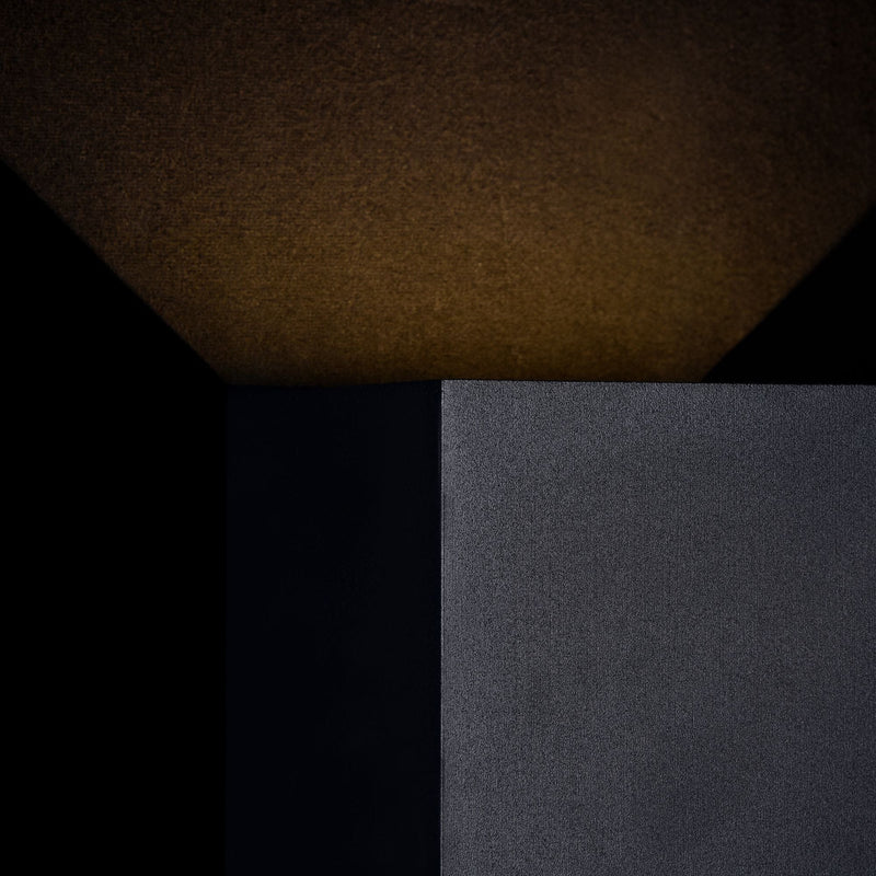 Lampada da parete Outdoor in Metallo Fulton Nero