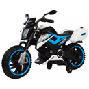 Moto Elettrica per Bambini 12V Motocross Enduro Blu