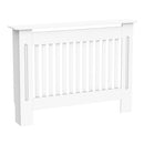 Copritermosifone in Legno MDF Bianco 112x19x81 cm 