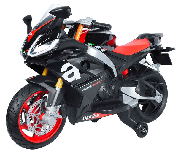 Moto Elettrica per Bambini Licenza Ufficiale Aprilia RS660 12V 3,5Ah Nero acquista