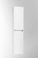 Mobile a Colonna da Bagno 35x18x160 cm in Legno TFT Ibiza Bianco Opaco