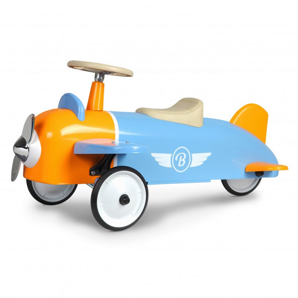 prezzo Auto Cavalcabile Aeroplano Vintage per Bambini Baghera Speedster Sky Blu