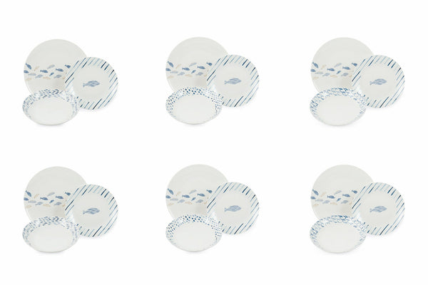 online Servizio Piatti 18 Pezzi in Porcellana Villa d'Este Home Tivoli Maratea