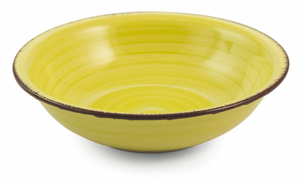 acquista Set 6 Piatti Fondi Ø21,5x5,5 cm in Gres Villa d'Este Home Tivoli New Baita Verdi