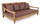 Divano Letto da Esterno Daybed 190x112x81h cm con Cuscini Bali Wine Fsc