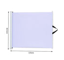Cancelletto Barriera di Protezione Estensibile per Animali in textilene 115x82.5 cm 