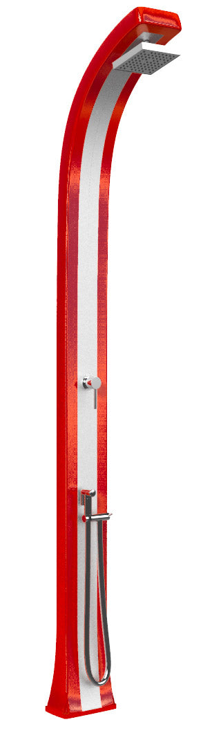 acquista Doccia da Giardino Miscelatore e Doccetta Arkema Spring Plus Fascia Inox Ruby