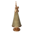 Albero resina effetto metallo oro cm Ø23,6xh66