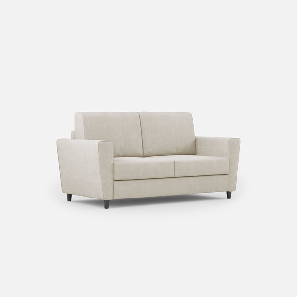 acquista Divano 2 Posti 172x85x85 cm Yasel in Tessuto Latte