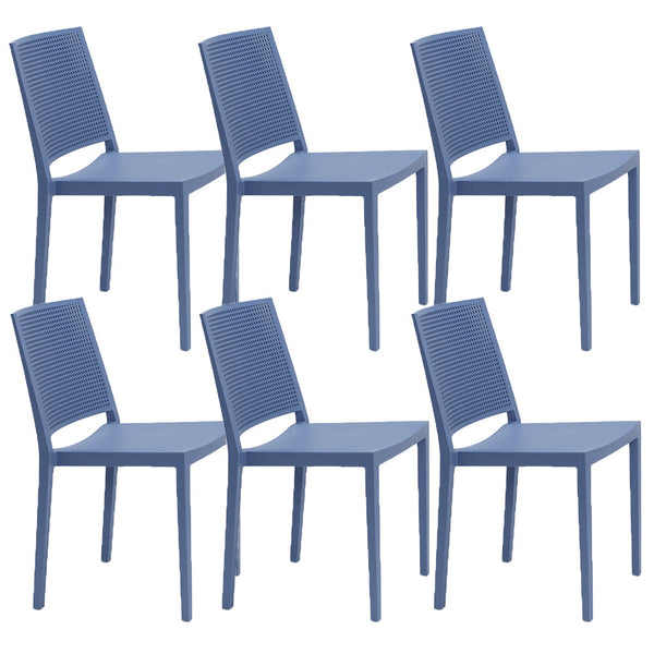 prezzo Set 6 Sedie 46x56x81 cm in Polipropilene Porto Carta da Zucchero