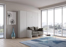 Letto Matrimoniale Francese a Scomparsa Salvaspazio con Sofà Kentaro H210 cm Bianco