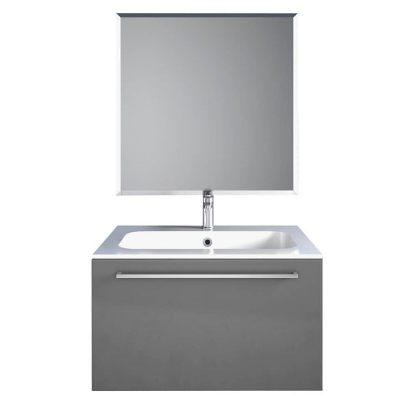 prezzo Mobile da Bagno sospeso Samoa 04 Laccato Grigio TFT