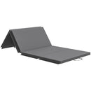 Tappetino da Ginnastica Pieghevole Materassino Fitness Antiscivolo 180x80x5H cm in Schiuma EPE Grigio      