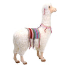 Pupazzo Lama bianco con campanellini cm 64x26xh90