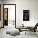 Camino a Bioetanolo da Parete 46x78 cm Flig Las Vegas 2 Nero