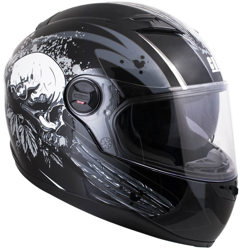 Casco Integrale per Scooter Visiera Lunga CGM San Diego 308S Nero Varie Misure