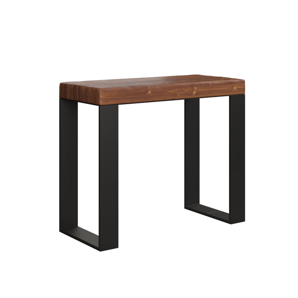 prezzo Consolle Allungabile 90-290x40x77 cm in Nobilitato Marrone