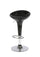 Sgabello da Bar in Abs Nero Ed Acciaio Tosini Hc 148K