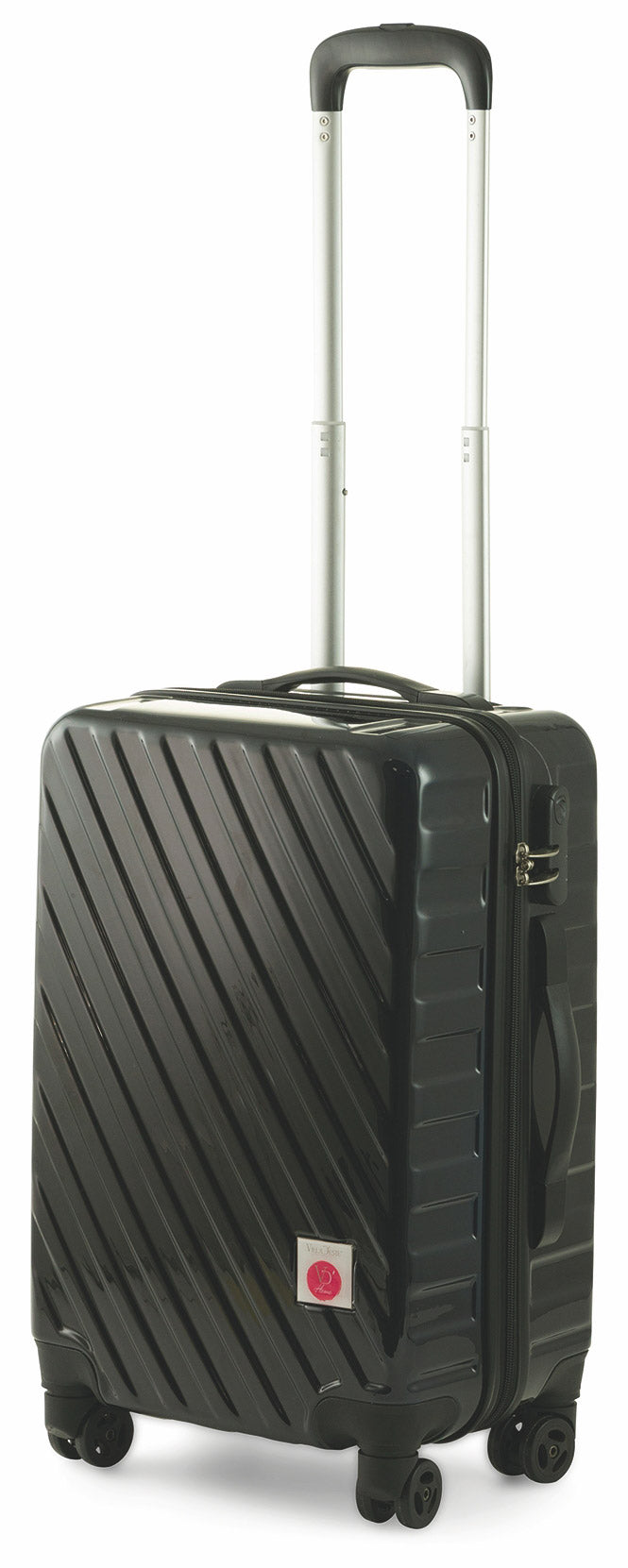 Set 2 Valigie Trolley Rigide in Policarbonato 4 Ruote TSA Soriani Blu Scuro