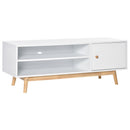 Mobile TV 120x39,5x44,5 cm per TV fino a 50 Bianco