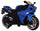 Moto Elettrica per Bambini 6V Kidfun Blu