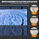 Telo Proiettore  84"" Formato 4:3 a Parete o Soffitto 181x8x138 cm Bianco 