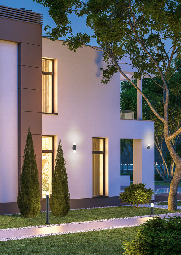 prezzo Applique da Esterno  E27 in Pressofusione di alluminio Antracite