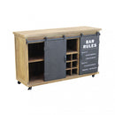 Mobile Edmond 123x41x74 h cm in Legno Marrone