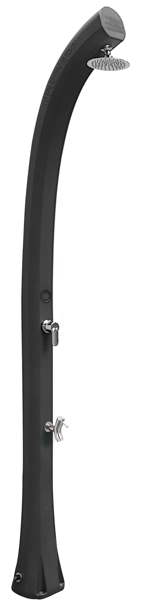 prezzo Doccia Solare da Esterno Giardino 26L Miscelatore e Lavapiedi Arkema New Happy Antracite