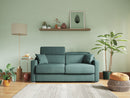 Divano Letto 3 Posti 211x100x98 cm in Tessuto Beige