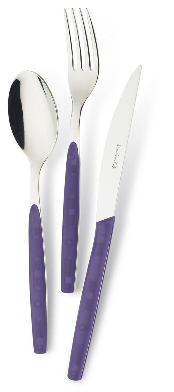 Servizio Set di Posate 24 pezzi in Acciaio Inox Eme Dream Lilla 25 sconto