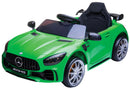 Macchina Elettrica per Bambini 12V con Licenza Mercedes GTR AMG Verde