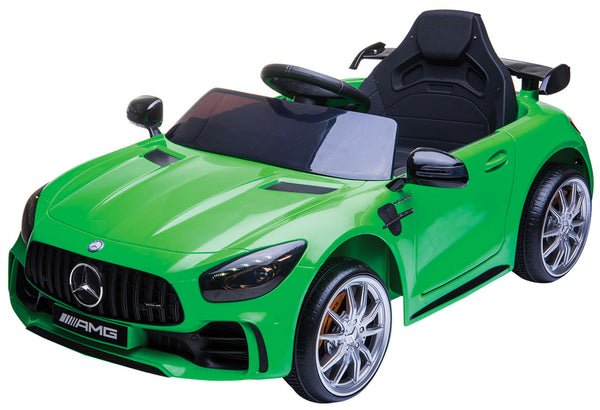 prezzo Macchina Elettrica per Bambini 12V con Licenza Mercedes GTR AMG Verde