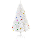 Albero di Natale Artificiale 180 cm 930 Rami Addobbato Bianco 