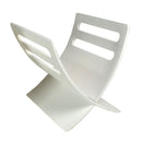 Portariviste in Legno 30x25H29cm Bianco