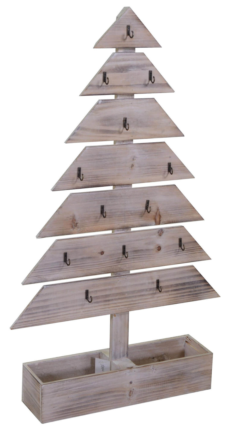 Albero di Natale Espositore 43,5x88,5x12,5 cm in Legno