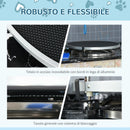 Tavolo da Toelettatura e Tosatura Girevole per Cani e Gatti Ø65x10 cm Carico 40Kg Nero