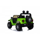 Macchina Elettrica per Bambini Fuoristrada Jeep Wrangler Rubicon 12V con Telecomando Verde