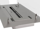 Camino a Bioetanolo da Incasso 60x32 cm Insert 600 in Acciaio Inox