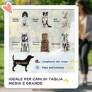 Passeggino per Cani Taglia Media e Grande 112x65x100 cm Pieghevole con Ingressi a Cerniera Rosso e Nero  