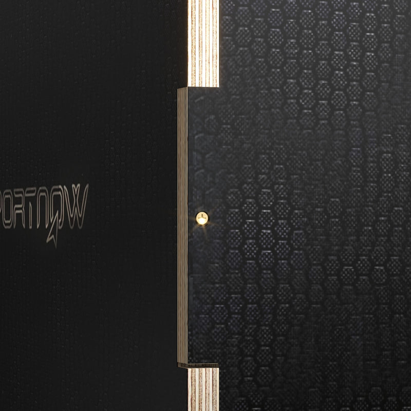 Box Jump Pliometrico a 3 Altezze 76-61-51 cm in Legno Antiscivolo Nero